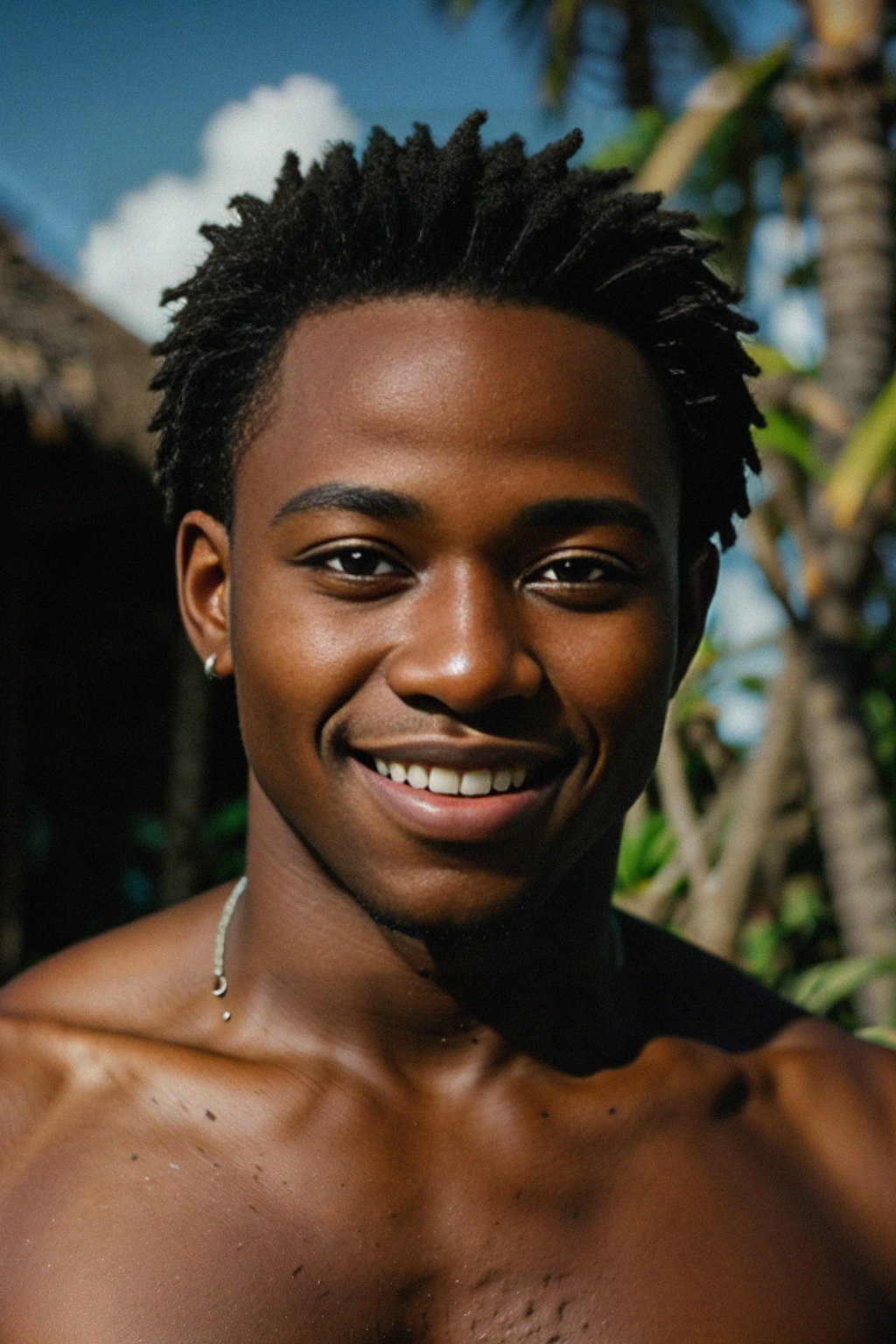 smiling man in Bali