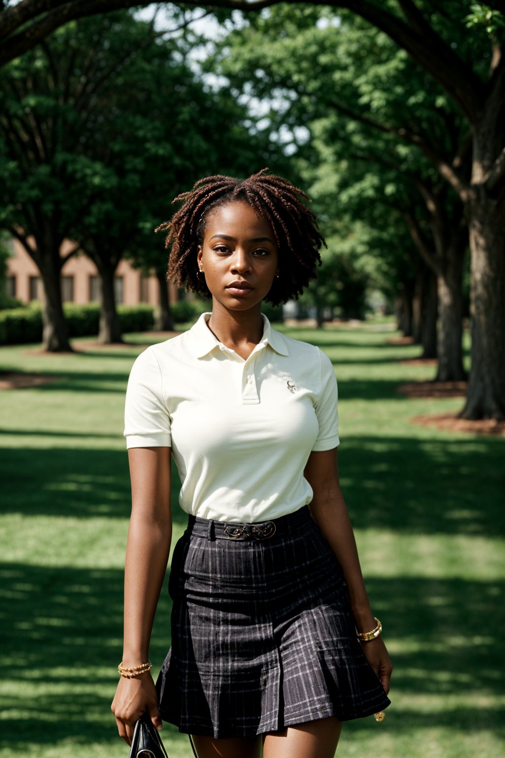 a woman in preppy style, old money aesthetic, posh style, elite school stlye, luxurious style, gossip girl neo-prep style, ralph lauren style, country club style, ivy league style