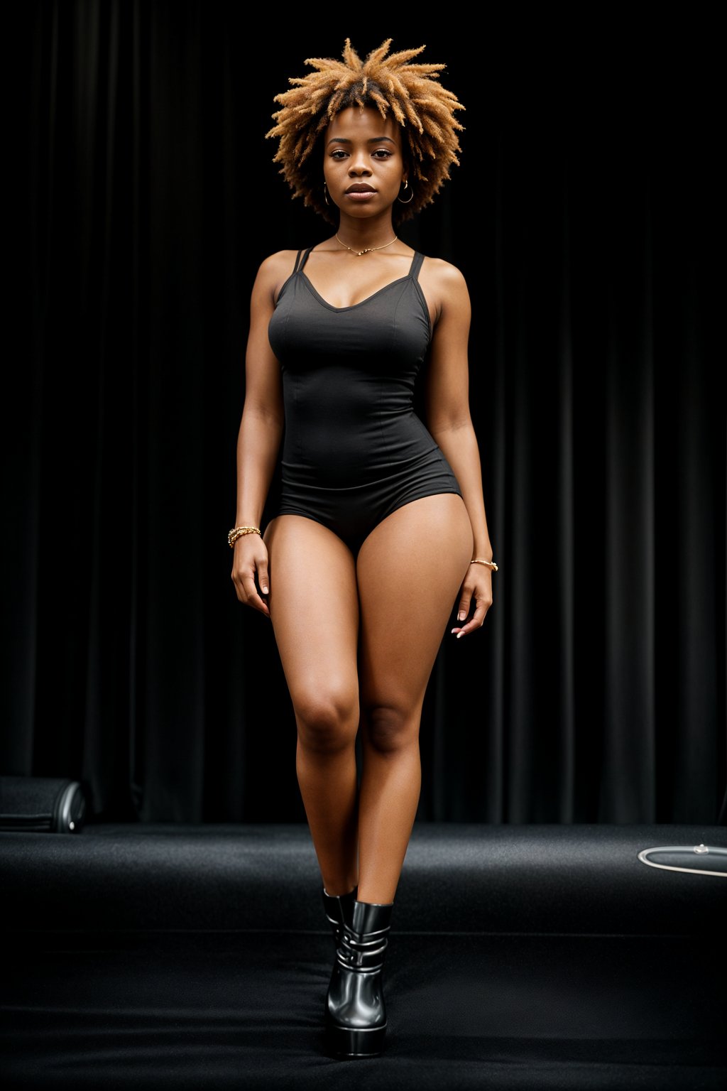 woman as a conference keynote speaker standing on stage at a conference