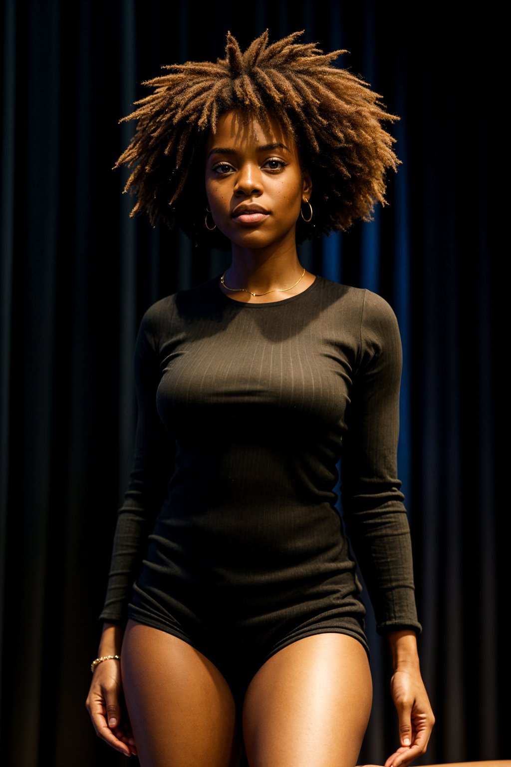 woman as a conference keynote speaker standing on stage at a conference