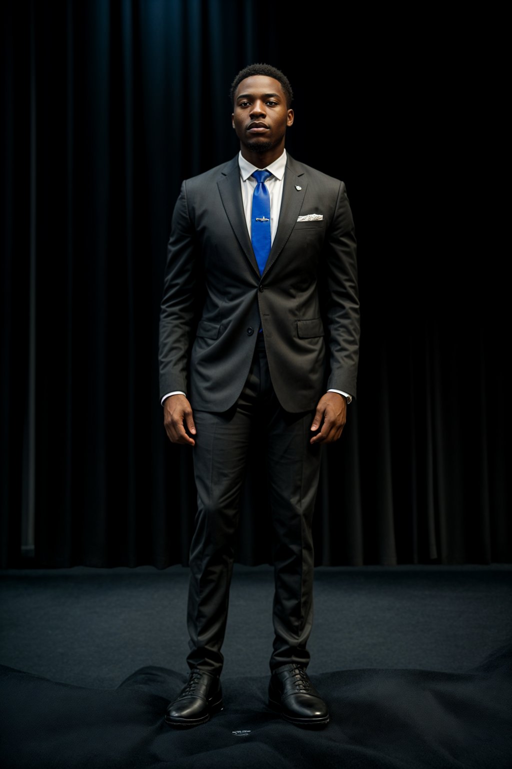 man as a conference keynote speaker standing on stage at a conference