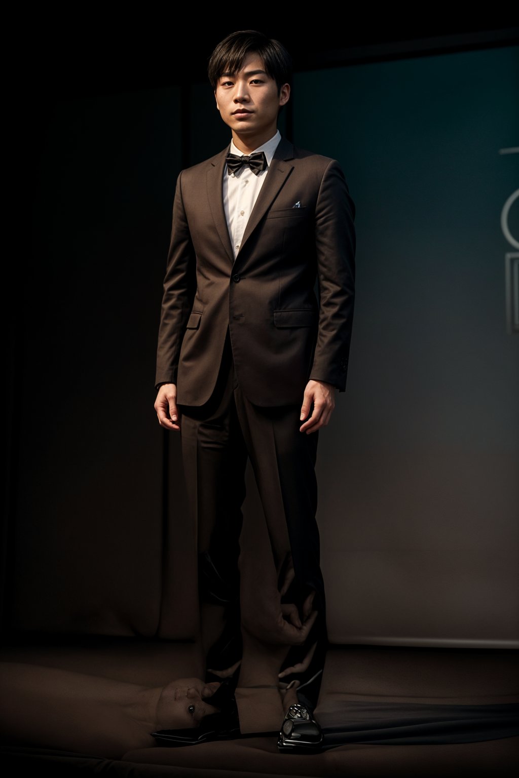 man as a conference keynote speaker standing on stage at a conference