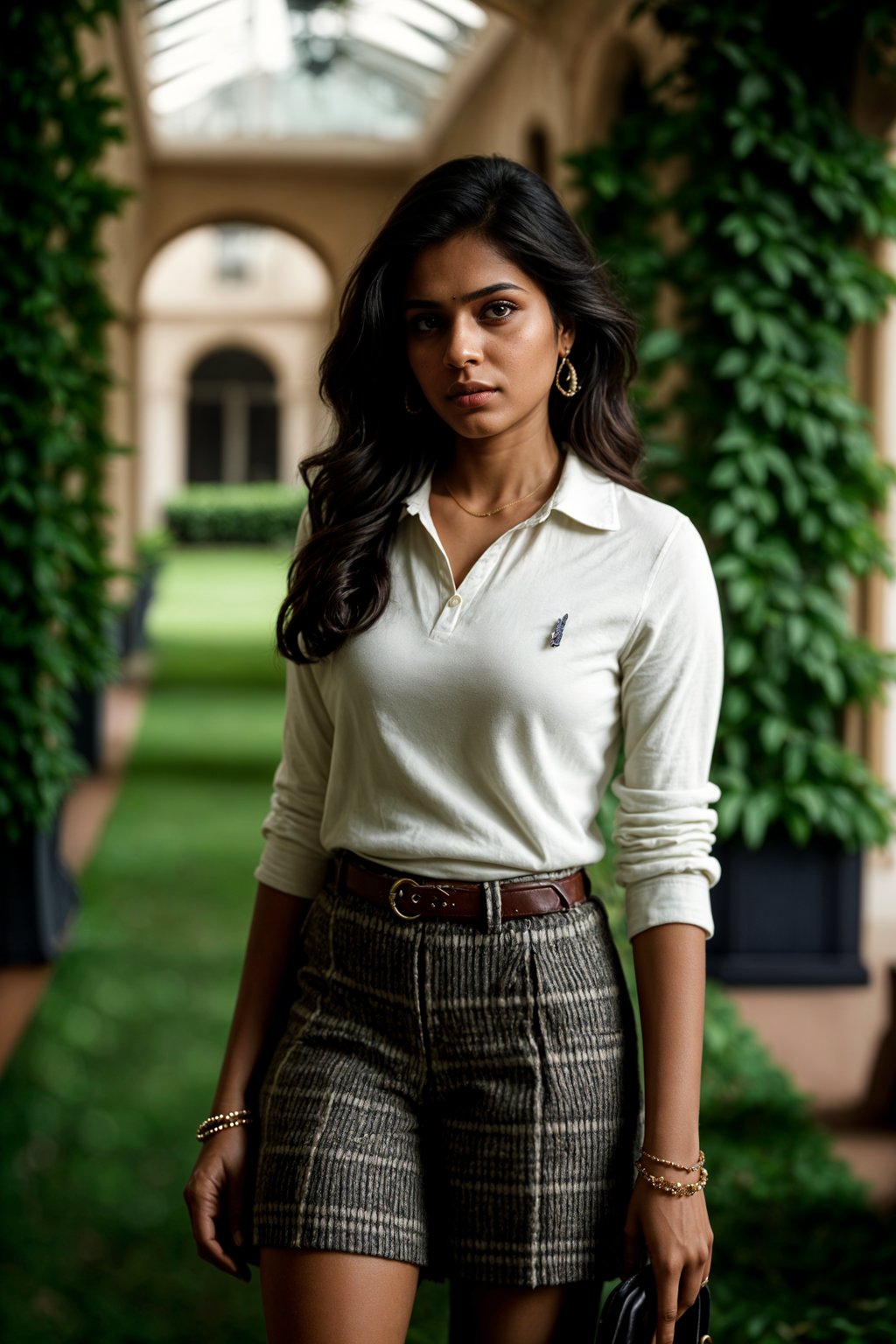 a woman in preppy style, old money aesthetic, posh style, elite school stlye, luxurious style, gossip girl neo-prep style, ralph lauren style, country club style, ivy league style