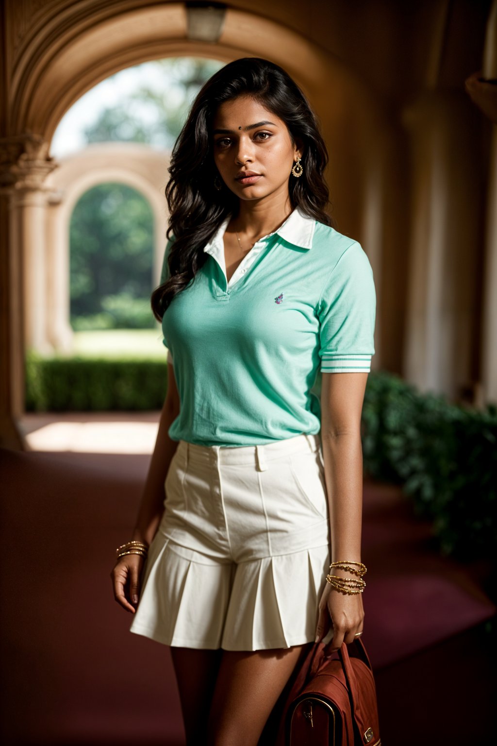 a woman in preppy style, old money aesthetic, posh style, elite school stlye, luxurious style, gossip girl neo-prep style, ralph lauren style, country club style, ivy league style