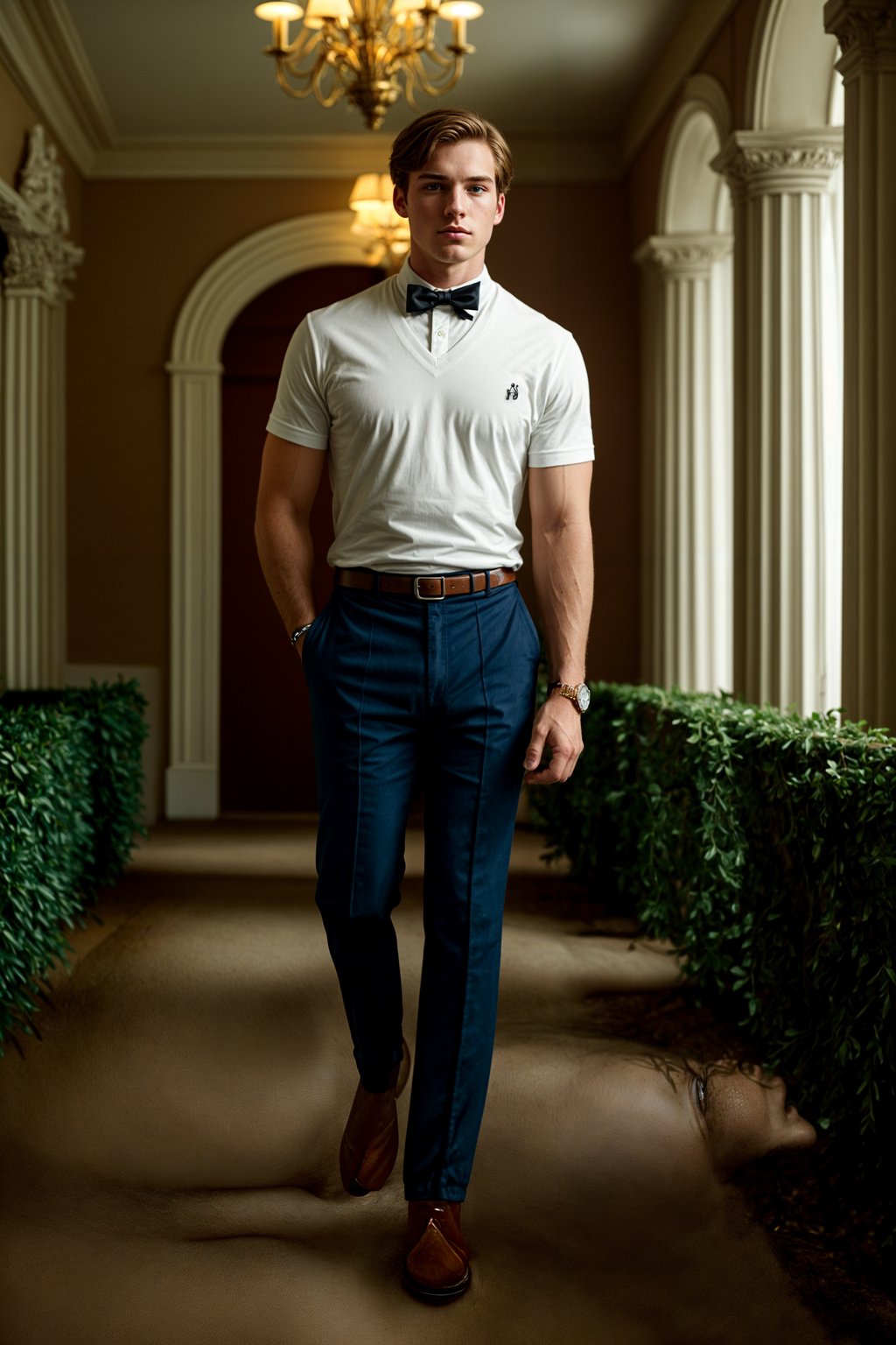 a man in preppy style, old money aesthetic, posh style, elite school stlye, luxurious style, gossip girl neo-prep style, ralph lauren style, country club style, ivy league style