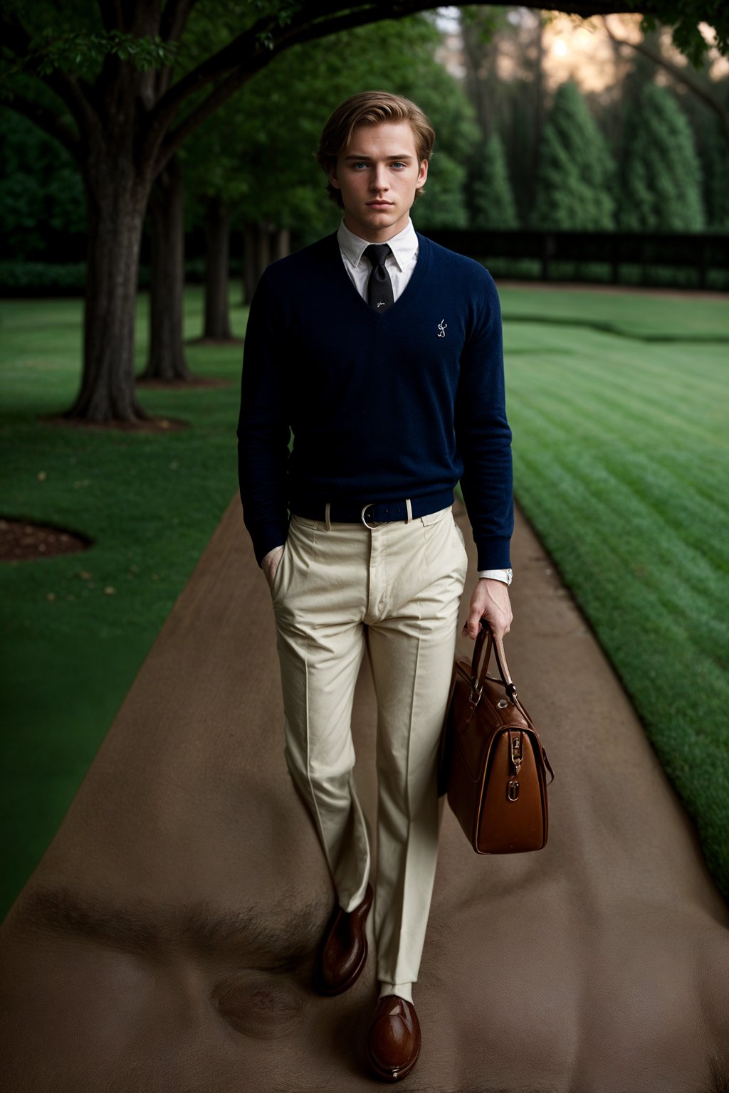 a man in preppy style, old money aesthetic, posh style, elite school stlye, luxurious style, gossip girl neo-prep style, ralph lauren style, country club style, ivy league style