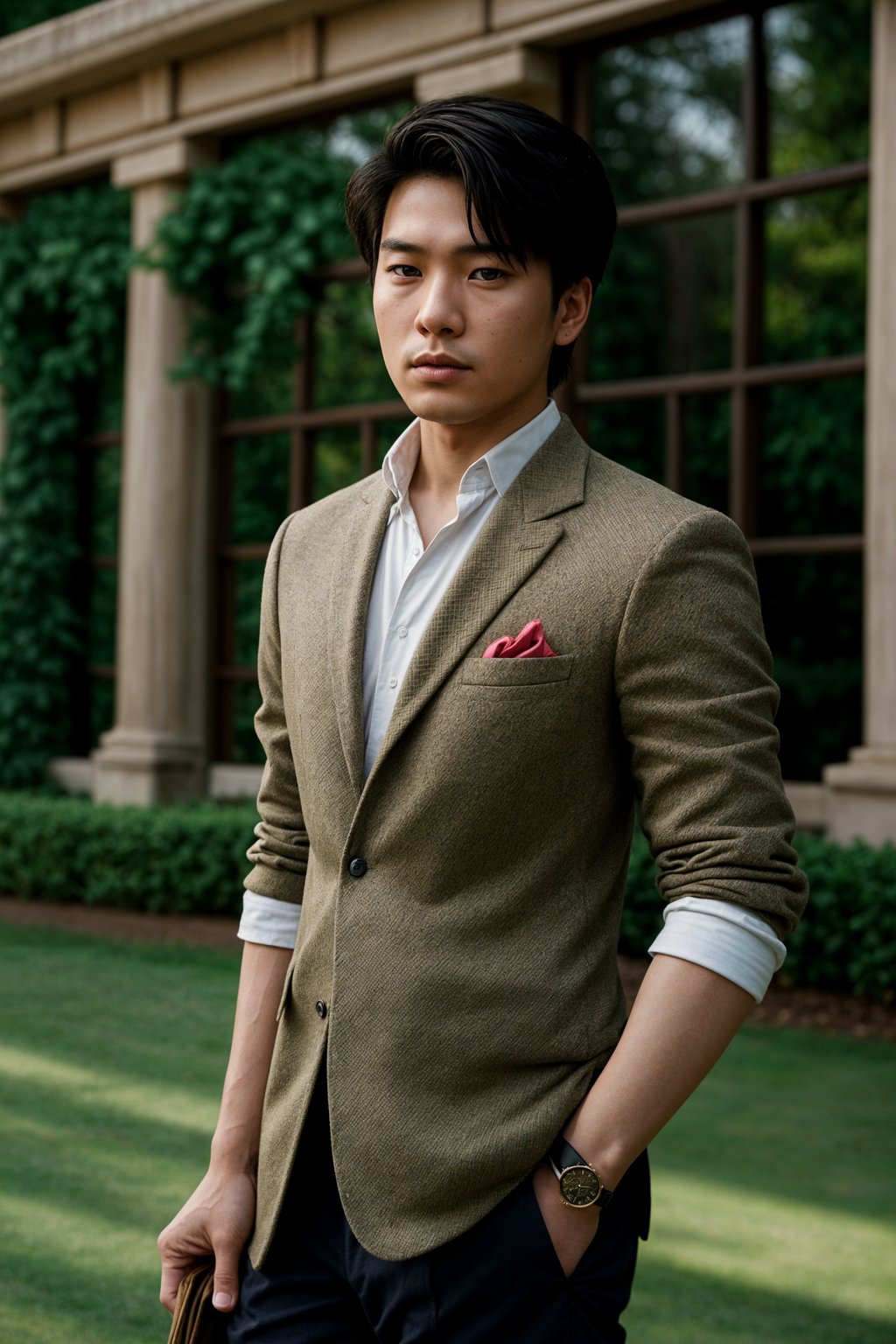 a man in preppy style, old money aesthetic, posh style, elite school stlye, luxurious style, gossip girl neo-prep style, ralph lauren style, country club style, ivy league style