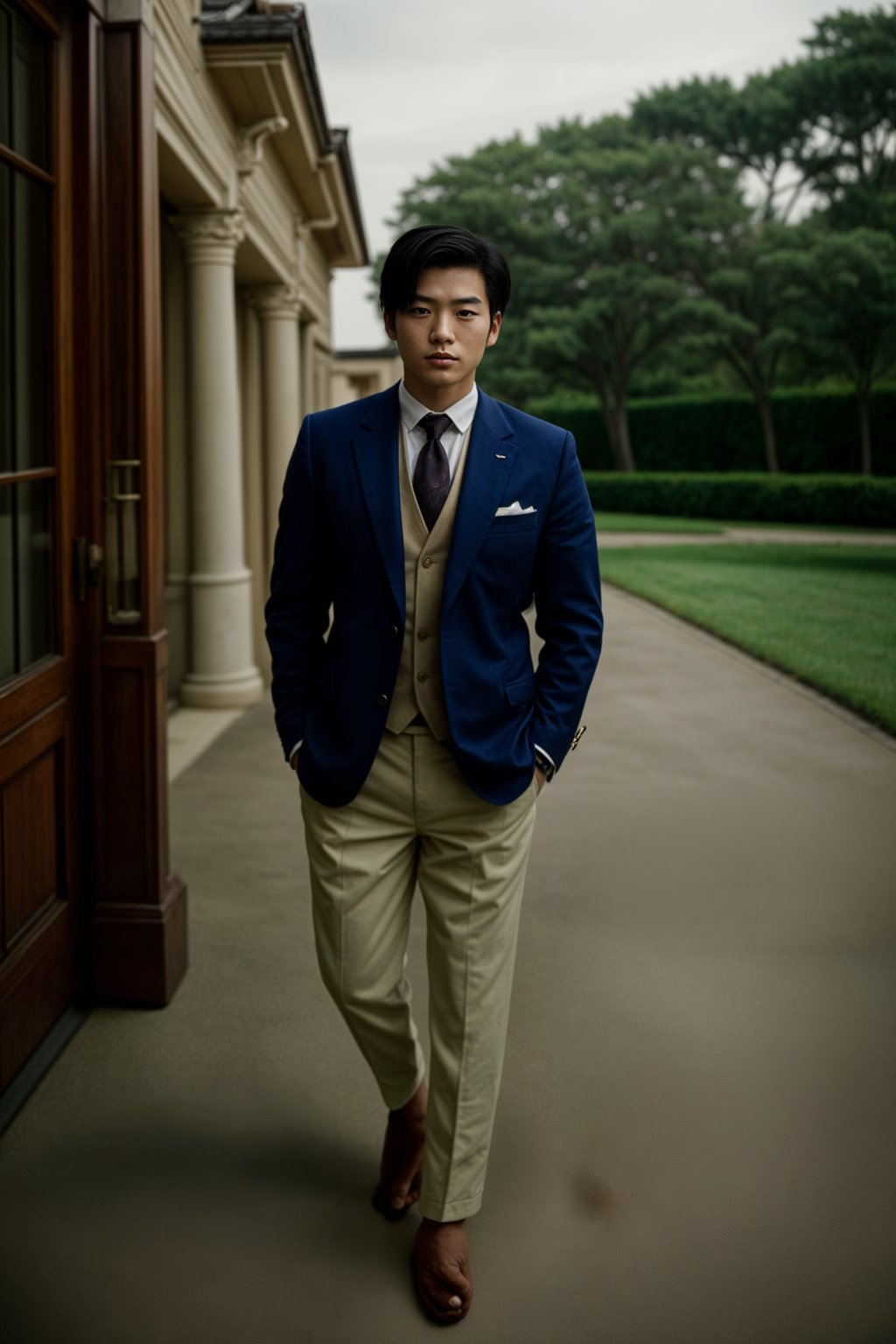 a man in preppy style, old money aesthetic, posh style, elite school stlye, luxurious style, gossip girl neo-prep style, ralph lauren style, country club style, ivy league style