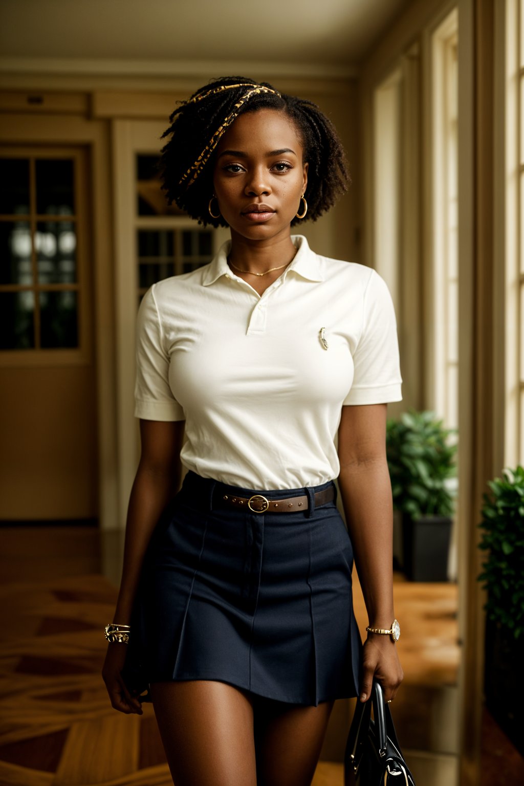 a woman in preppy style, old money aesthetic, posh style, elite school stlye, luxurious style, gossip girl neo-prep style, ralph lauren style, country club style, ivy league style