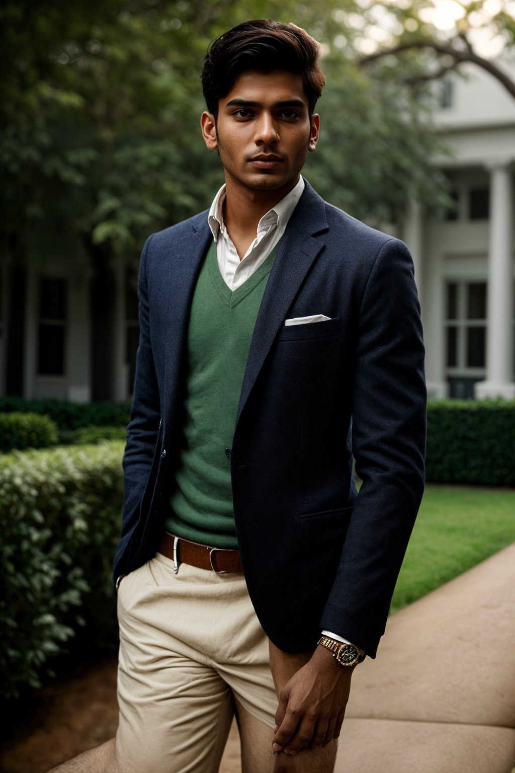 a man in preppy style, old money aesthetic, posh style, elite school stlye, luxurious style, gossip girl neo-prep style, ralph lauren style, country club style, ivy league style