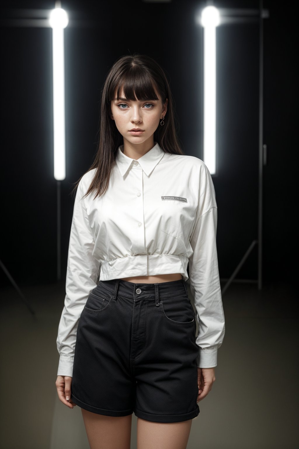 Black and white outfit korean sale