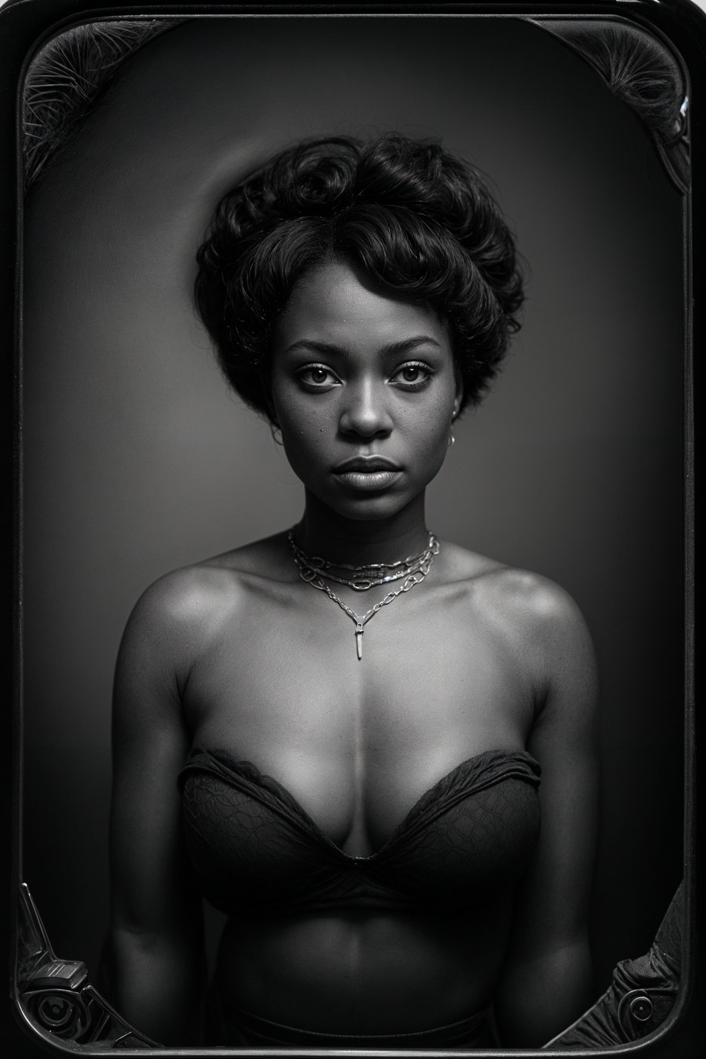 woman as a tintype photograph by george hurrell and james van der zee