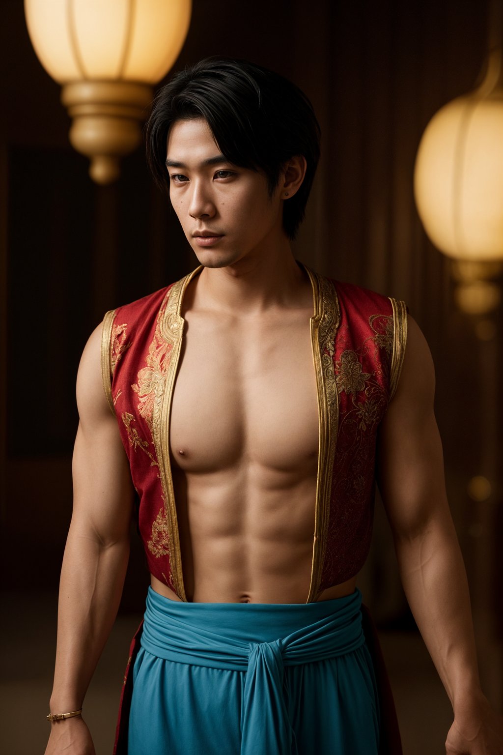 man as Aladdin prince  from Disney