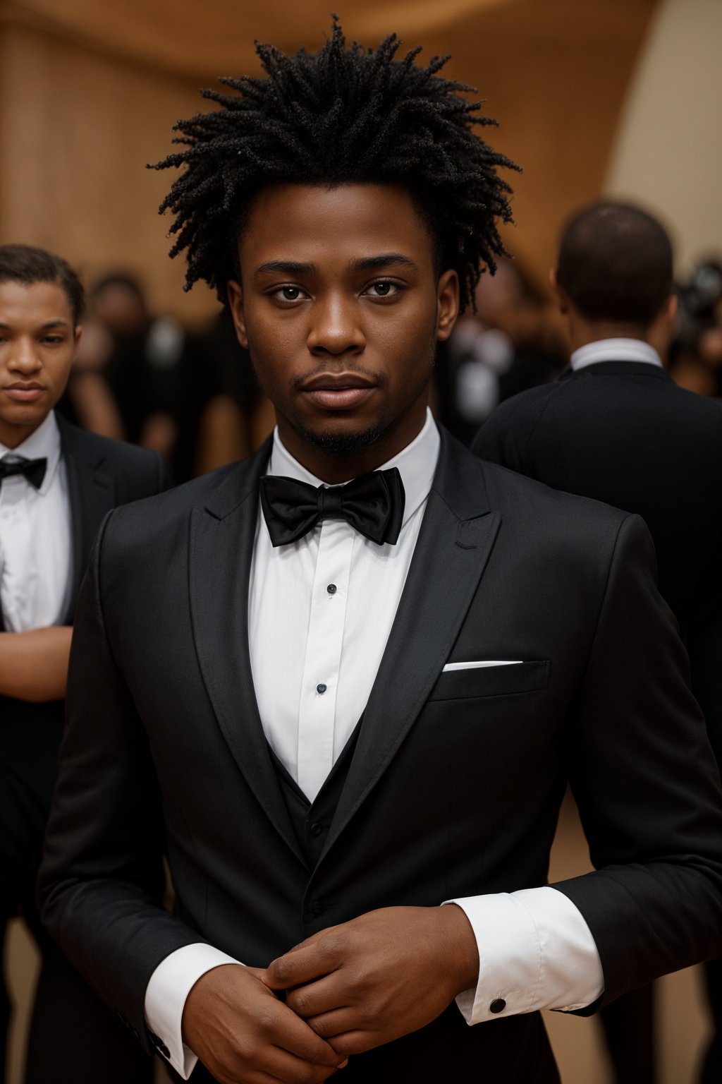 man in tuxedo  at Met Gala