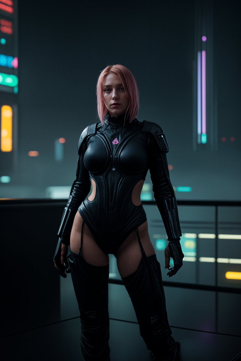 woman as futuristic beautiful cyberpunk police officer, in heavy rainning futuristic tokyo rooftop cyberpunk night, ssci-fi, fantasy, intricate, very very beautiful, elegant, neon light, highly detailed, digital painting, artstation, concept art, soft light, hdri, smooth, sharp focus, illustration, art by tian zi and craig mullins and wlop and alphonse mucha