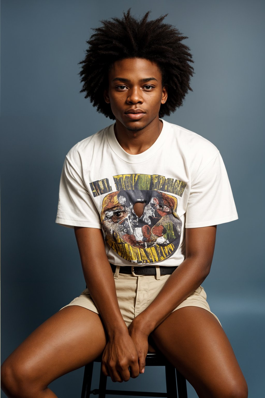 (school portrait) photo headshot of a young 18 y o man in 1990s style, nineties style, 90s, 1990s fashion, 1990s hair, school, man is sitting and posing for a (yearbook) picture, blue yearbook background, official school yearbook photo, man sitting (looking straight into camera), (school shoot), (inside), blue yearbook background