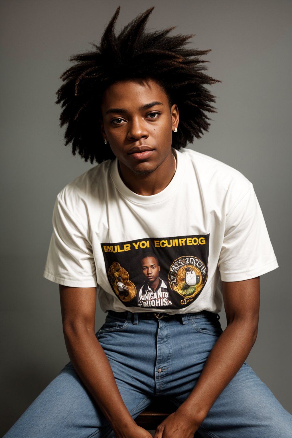 (school portrait) photo headshot of a young 18 y o man in 1990s style, nineties style, 90s, 1990s fashion, 1990s hair, school, man is sitting and posing for a (yearbook) picture, blue yearbook background, official school yearbook photo, man sitting (looking straight into camera), (school shoot), (inside), blue yearbook background