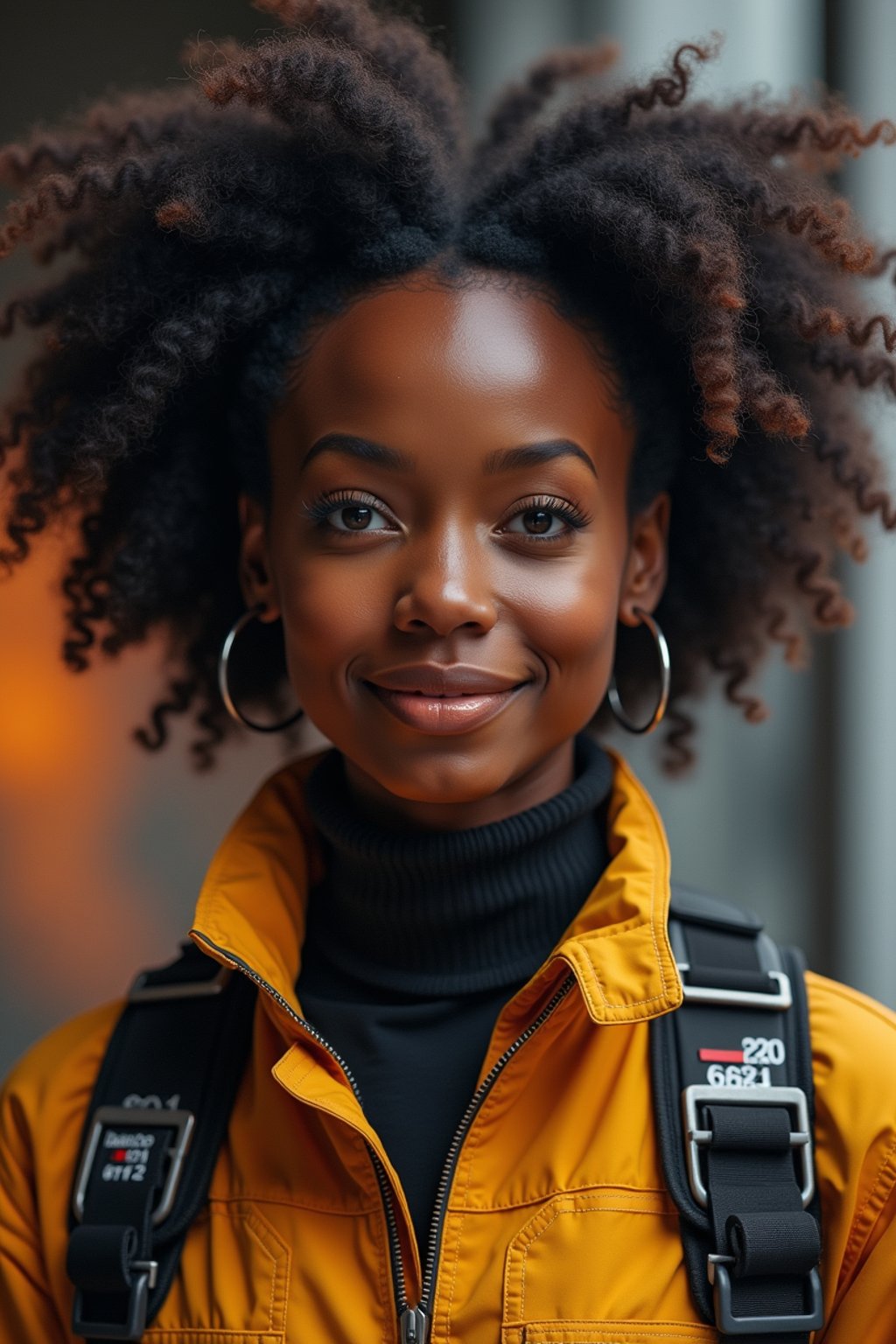 woman as a Firefighter. highly detailed