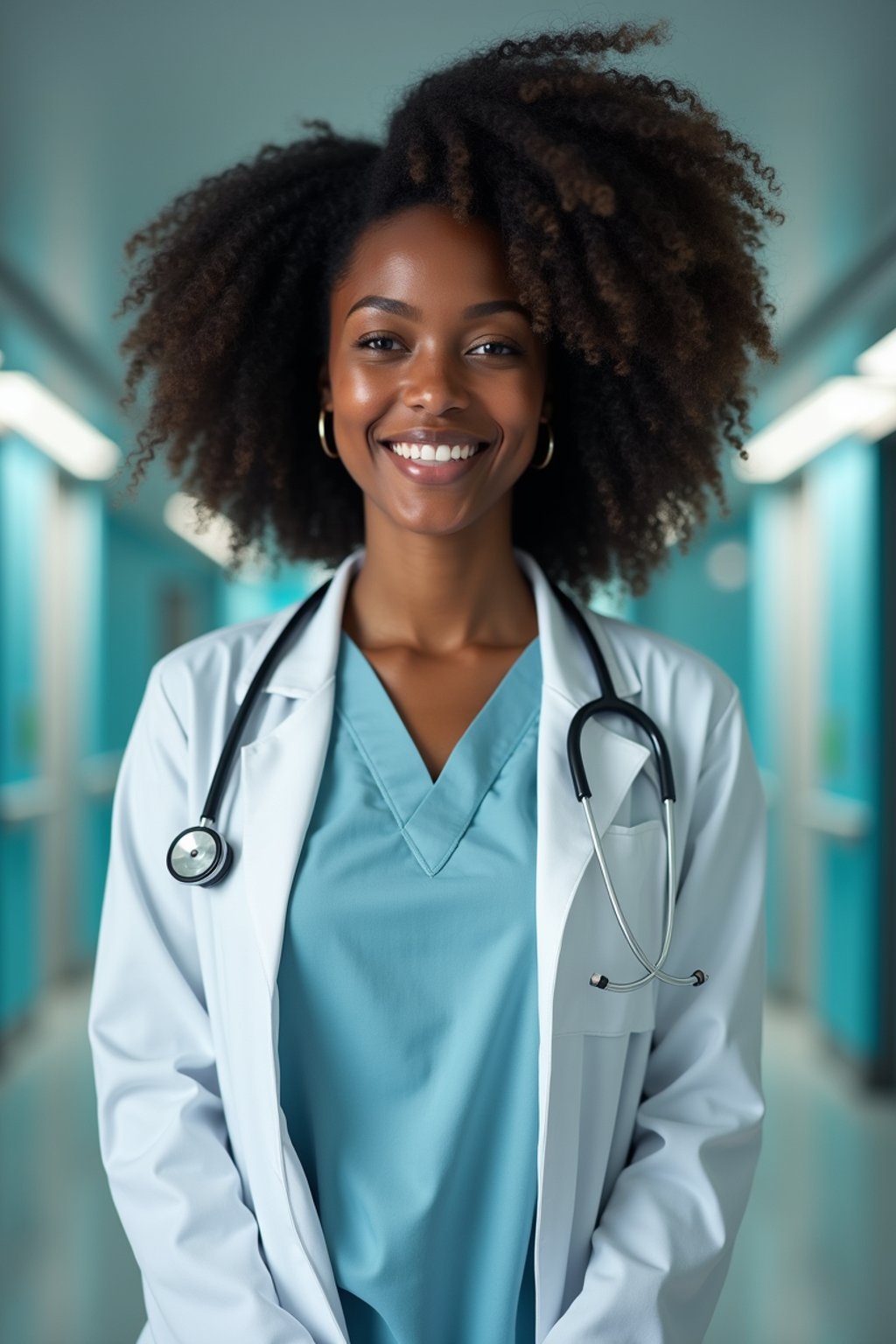 woman as a Doctor in Hospital