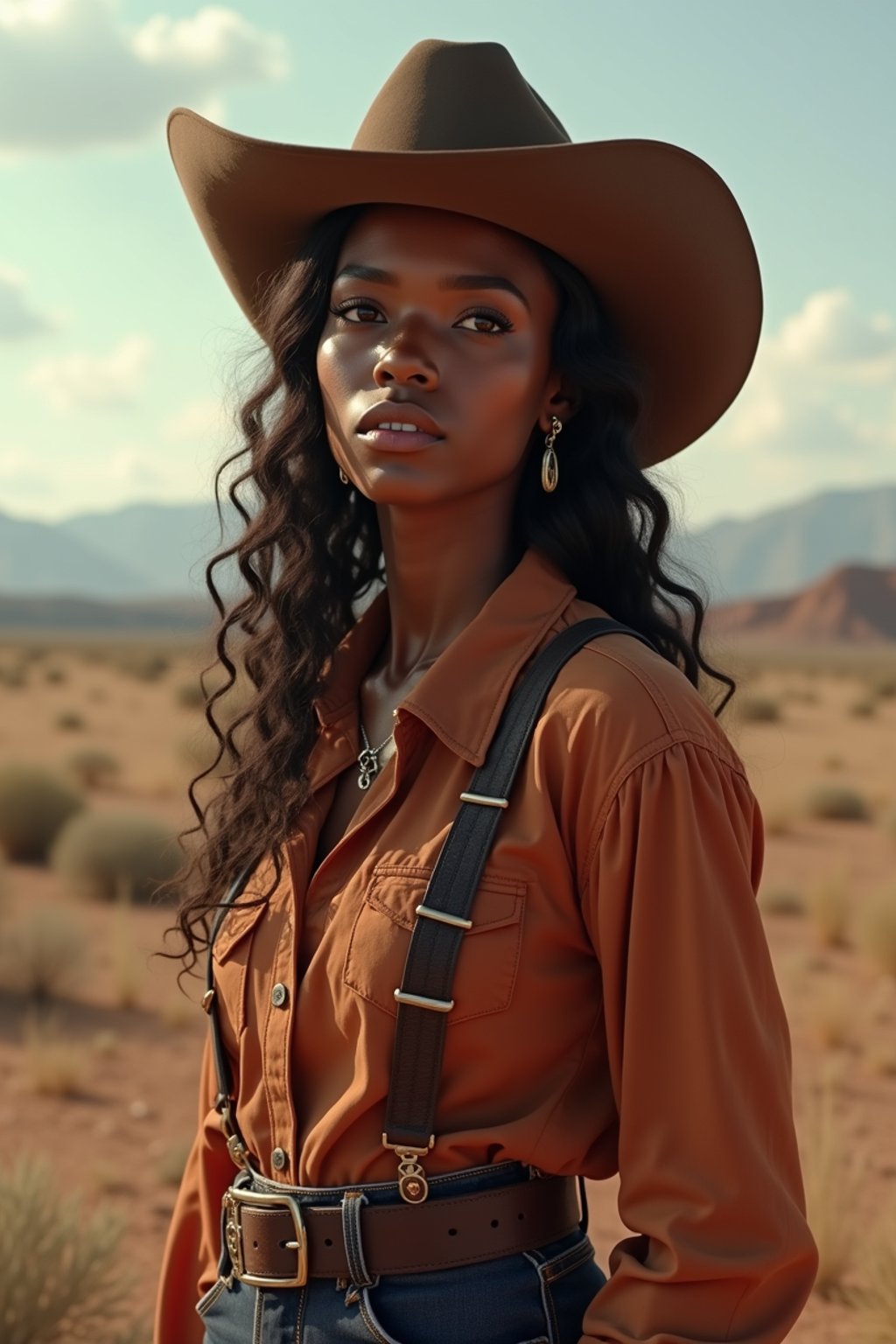 woman as Cowboy in the Wild West