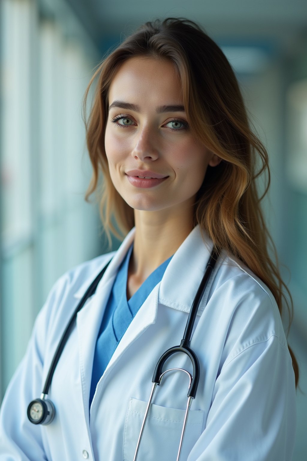 woman as a Doctor in Hospital