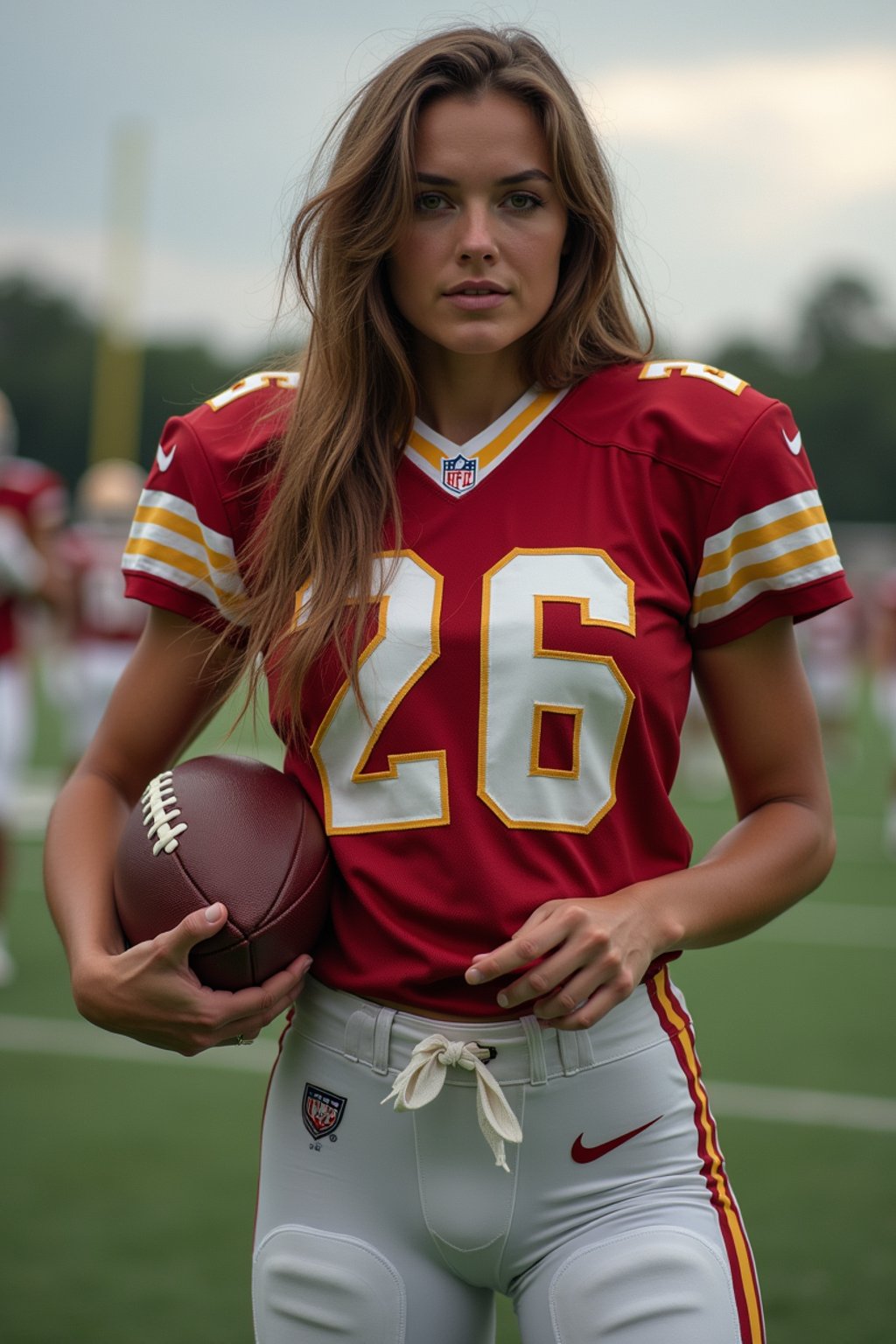 woman as American Football Player in the NFL