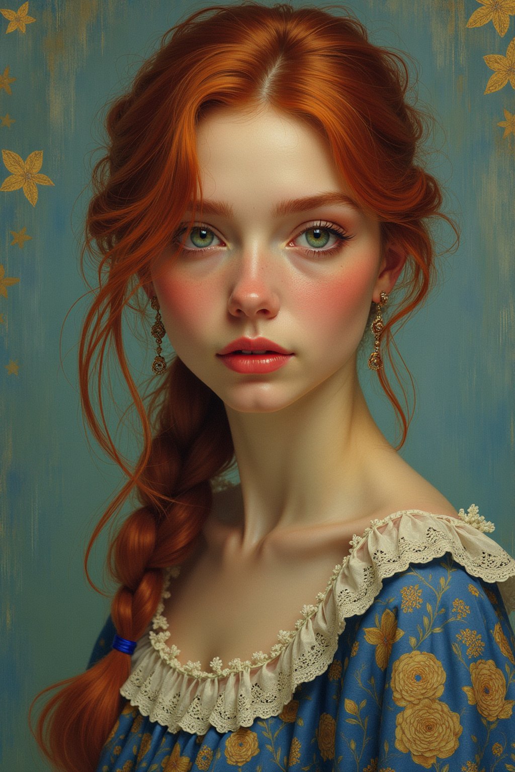 woman in style of Van Gogh, elegant, intricate, digital painting, artstation, concept art, smooth, sharp focus, illustration, art by van gogh