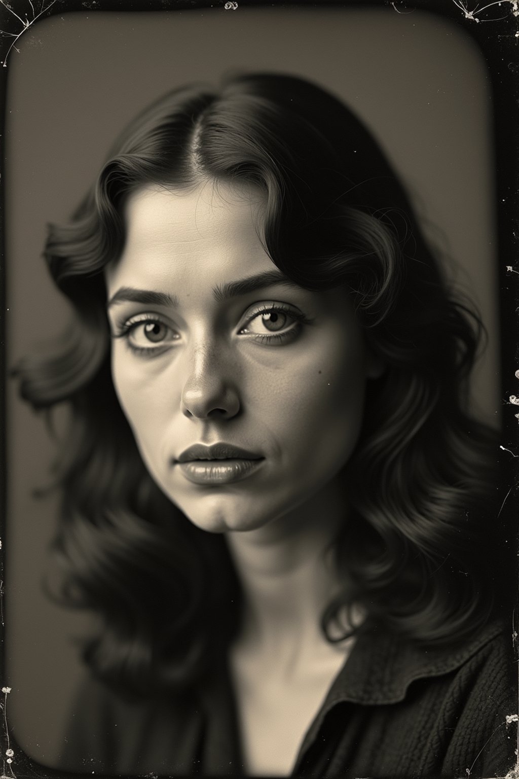 woman as a tintype photograph by george hurrell and james van der zee