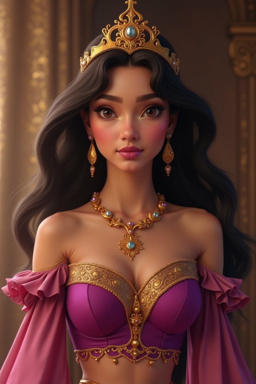 woman as Aladdin  princess from Disney