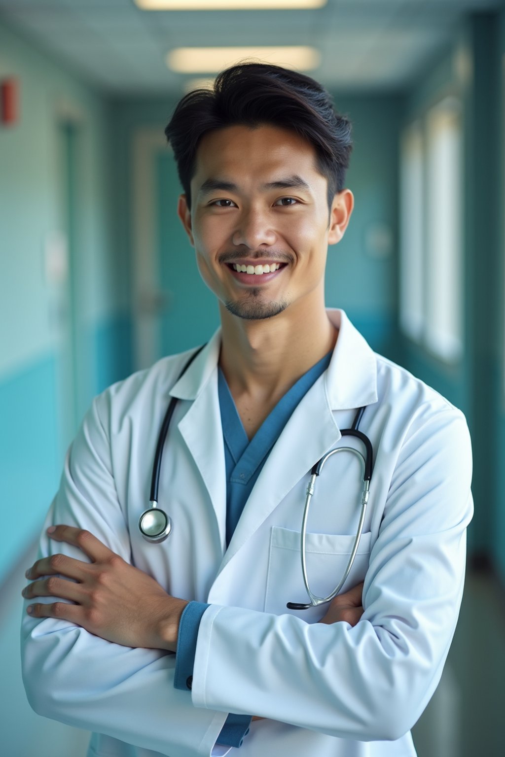 man as a Doctor in Hospital