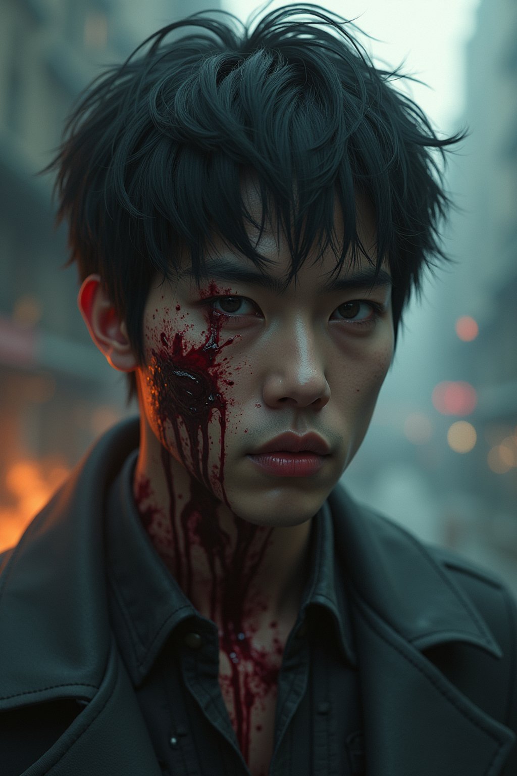 man as a zombie, 7 days to die zombie, fine art, award winning, intricate, elegant, sharp focus, cinematic lighting, digital painting, 8 k concept art, art by guweiz and z. w. gu, masterpiece, trending on artstation, 8 k