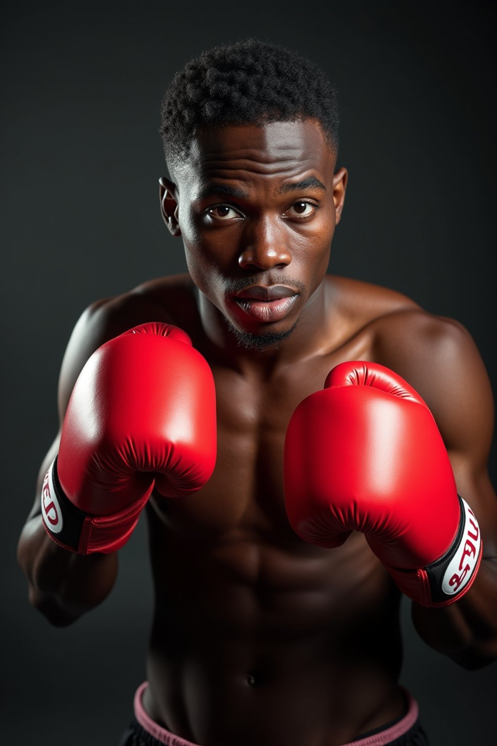 man as a Boxer wearing Boxing Gloves