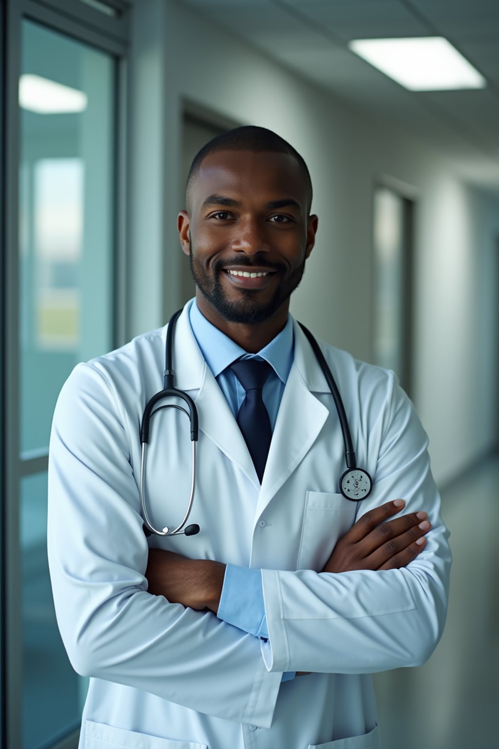 man as a Doctor in Hospital