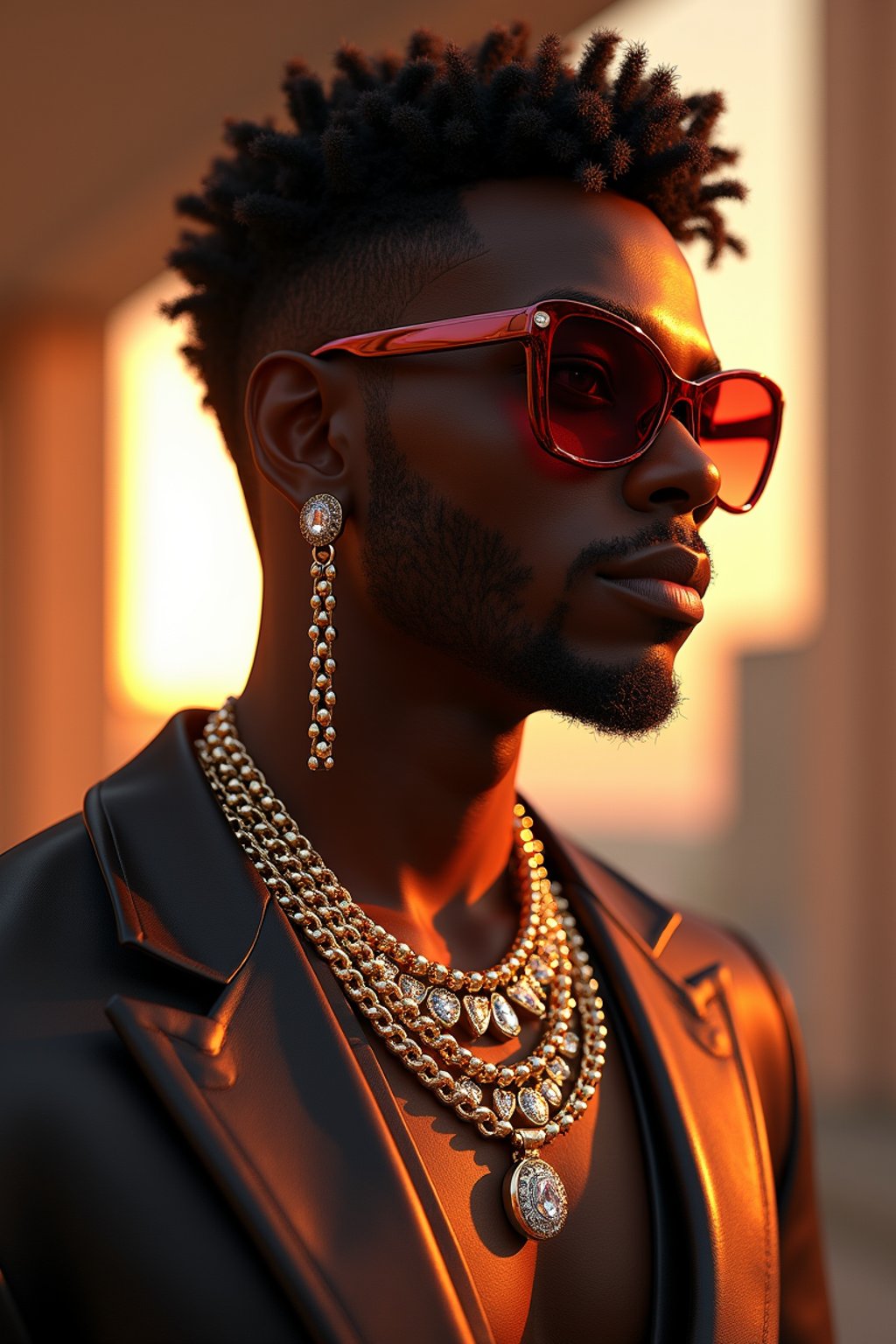 a beautiful fashion charming dreamlike man with lv jewelry, character art, art by artgerm lau and wlop and and ilya kuvshinov and john singer sargent, hyperdetailed, 8 k realistic, symmetrical, frostbite 3 engine, cryengine, dof, trending on artstation, digital art