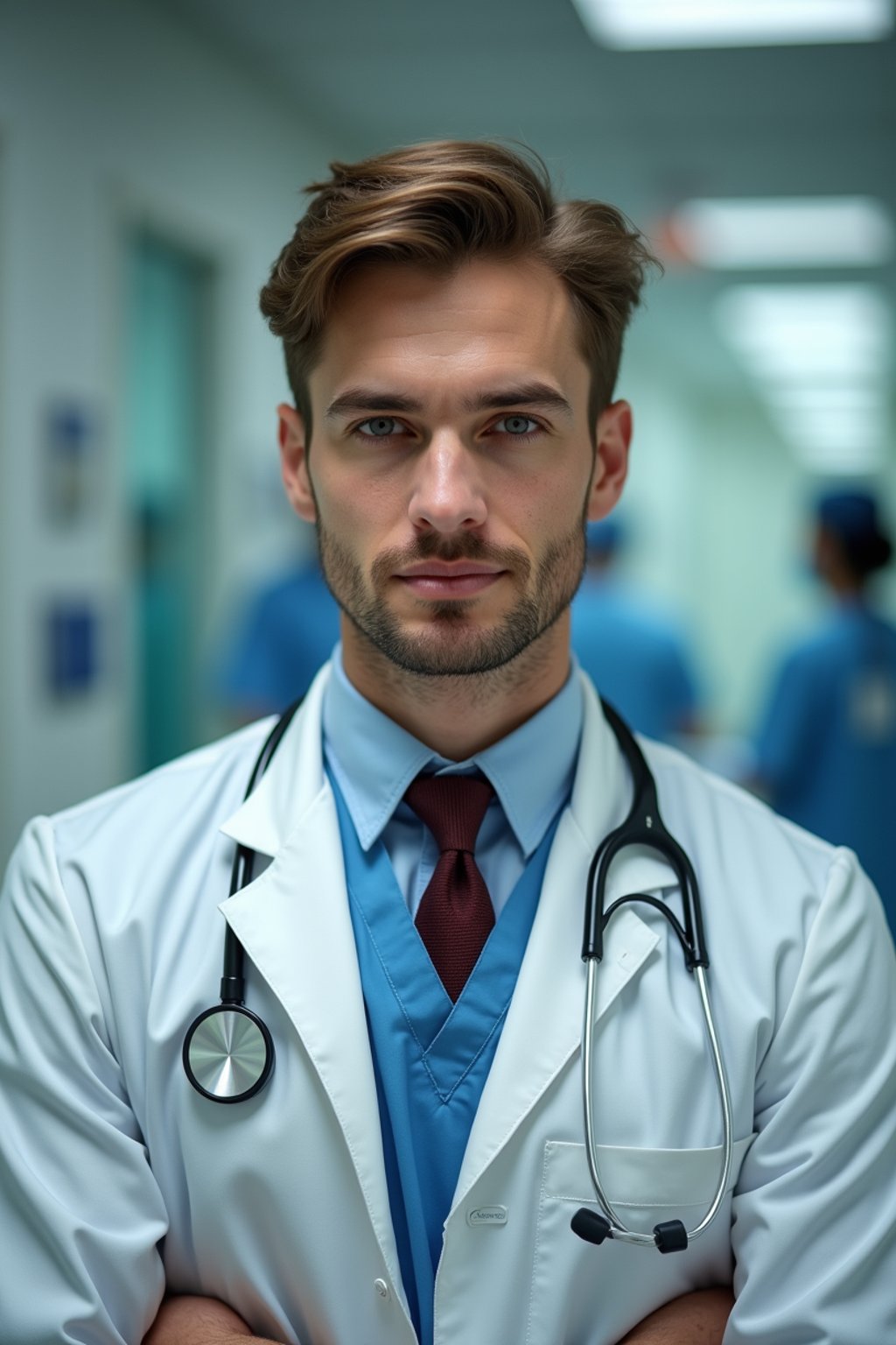 man as a Doctor in Hospital