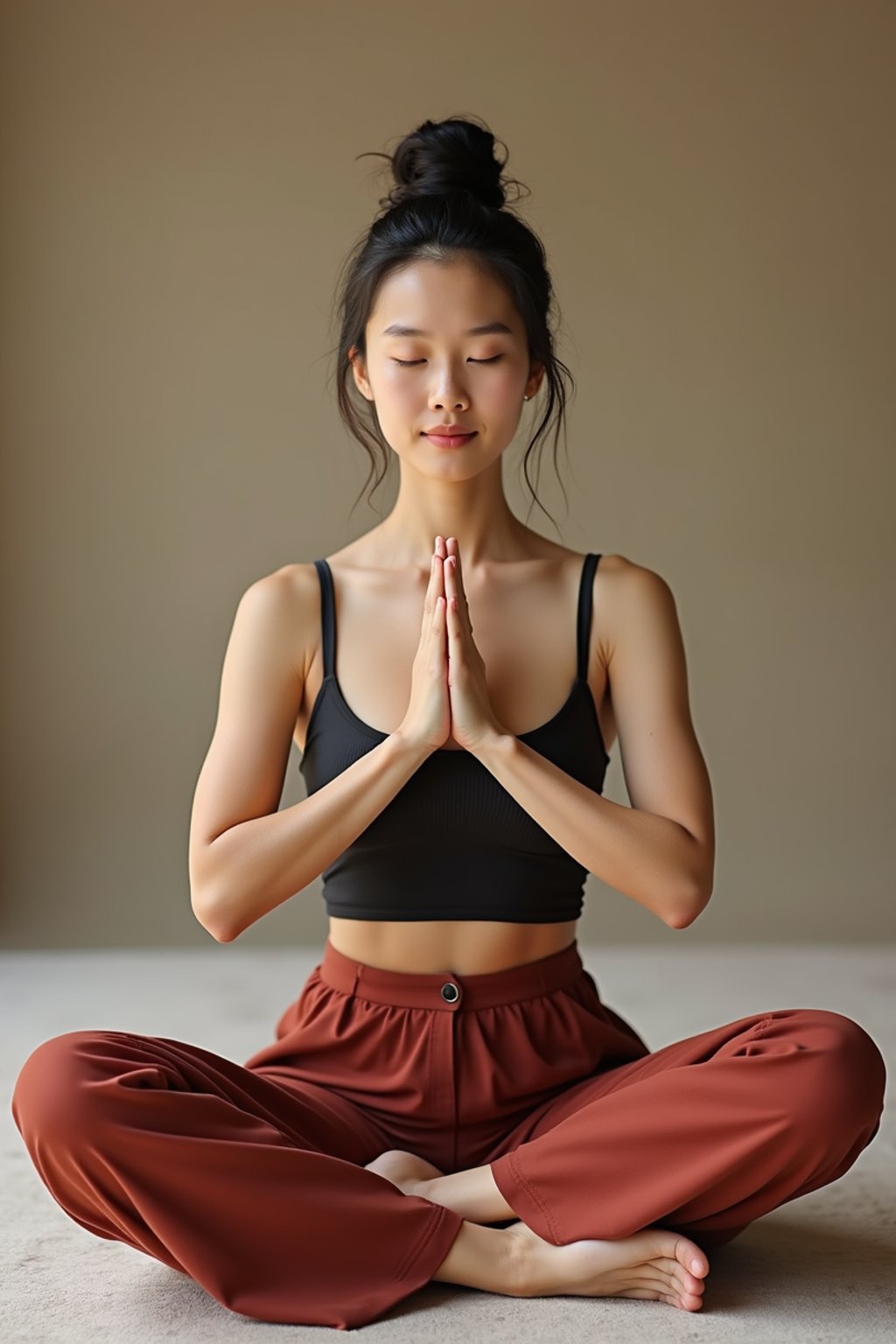 woman engaging in a mindfulness practice