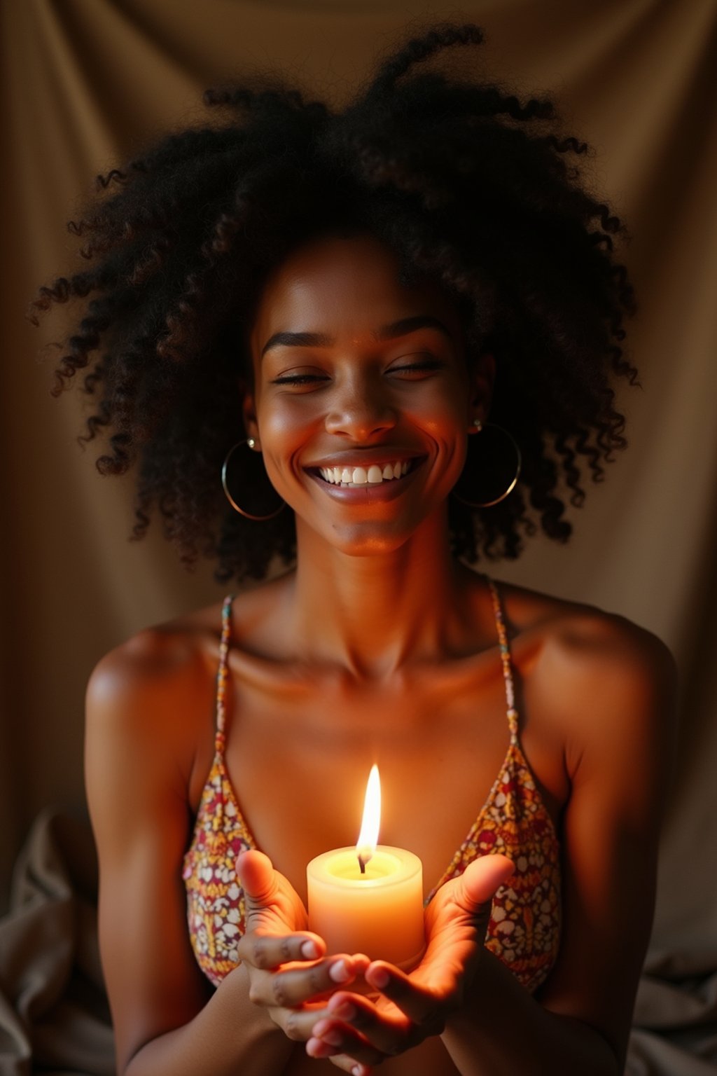 woman receiving energy healing in a healing circle