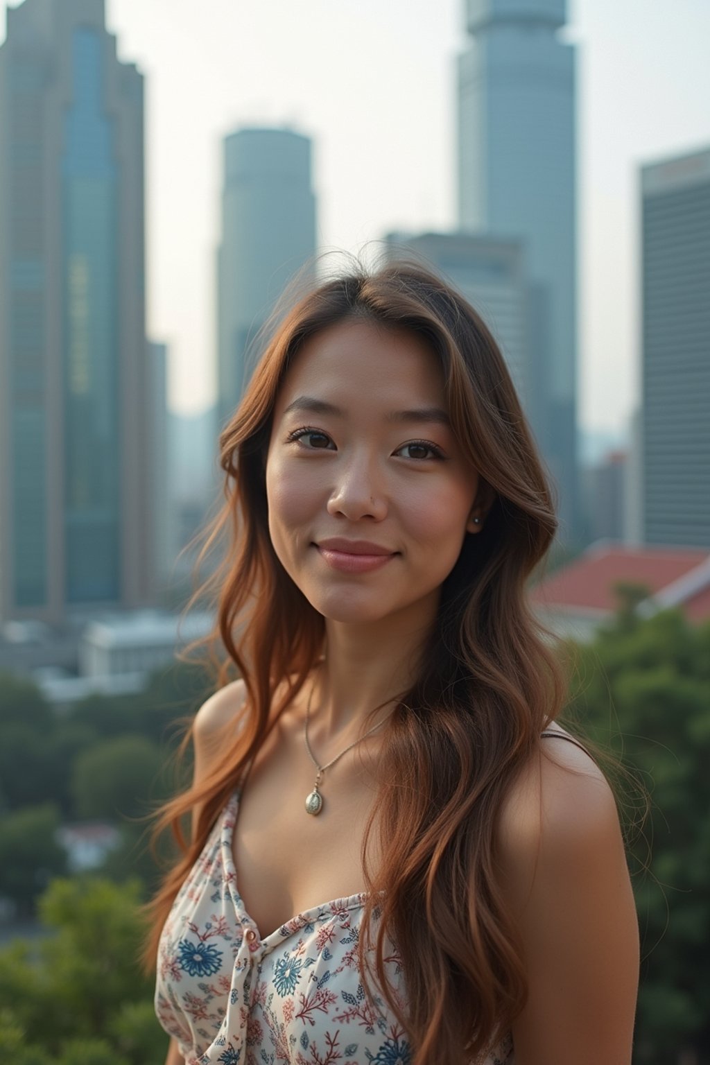 woman as digital nomad in Kuala Lumpur