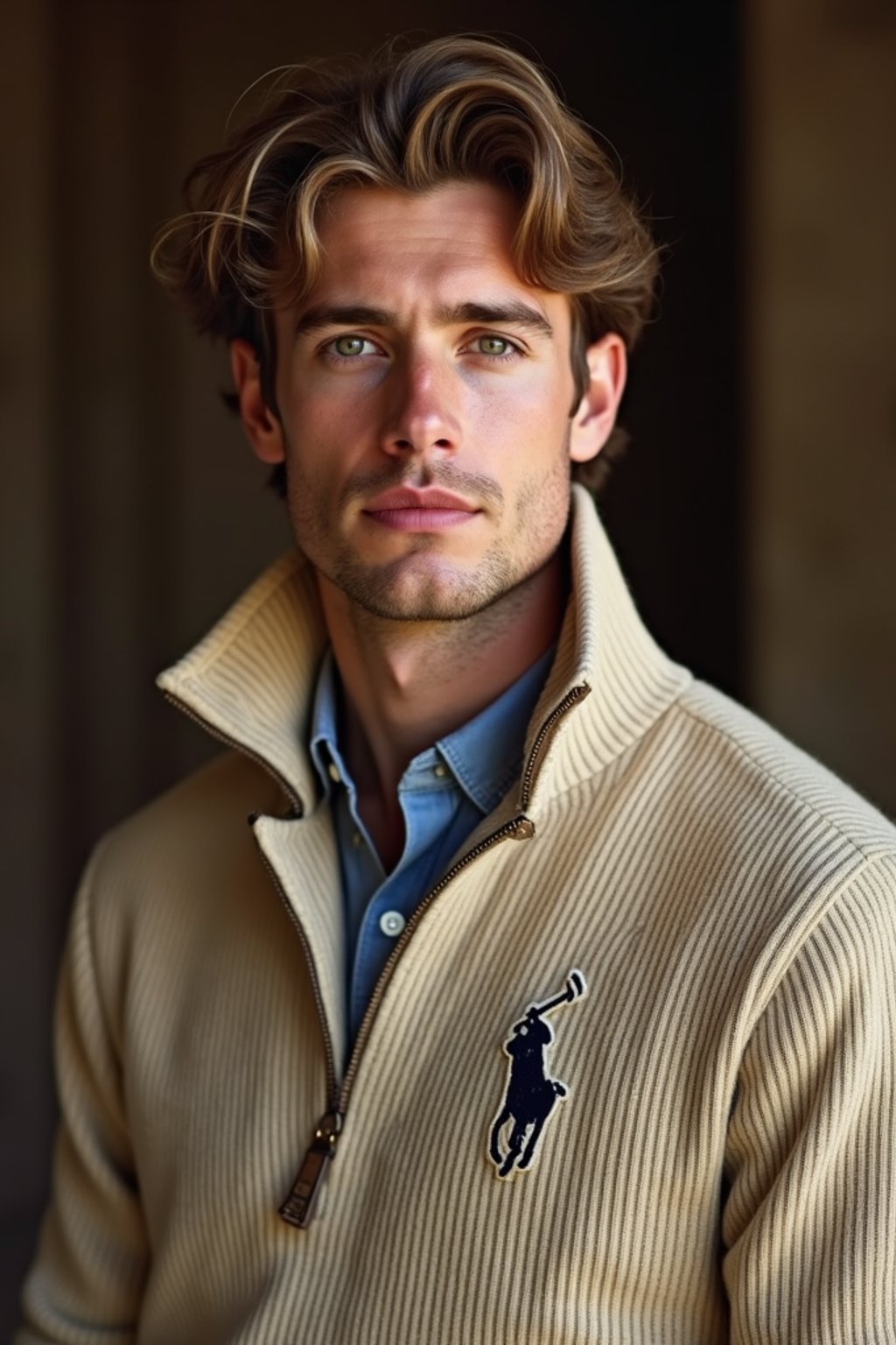 a man in preppy style, old money aesthetic, posh style, elite school stlye, luxurious style, gossip girl neo-prep style, ralph lauren style, country club style, ivy league style