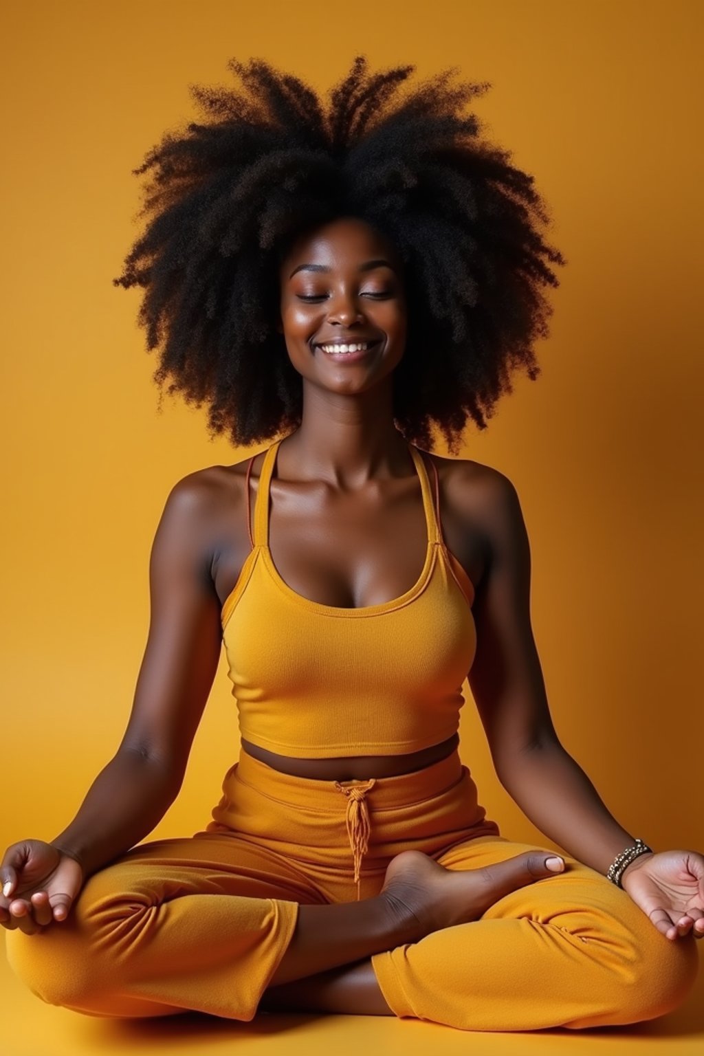 woman engaging in a mindfulness practice