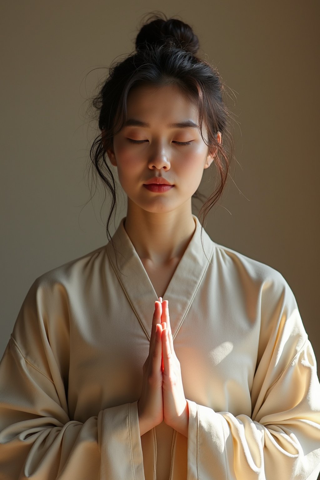 woman engaging in a mindfulness practice