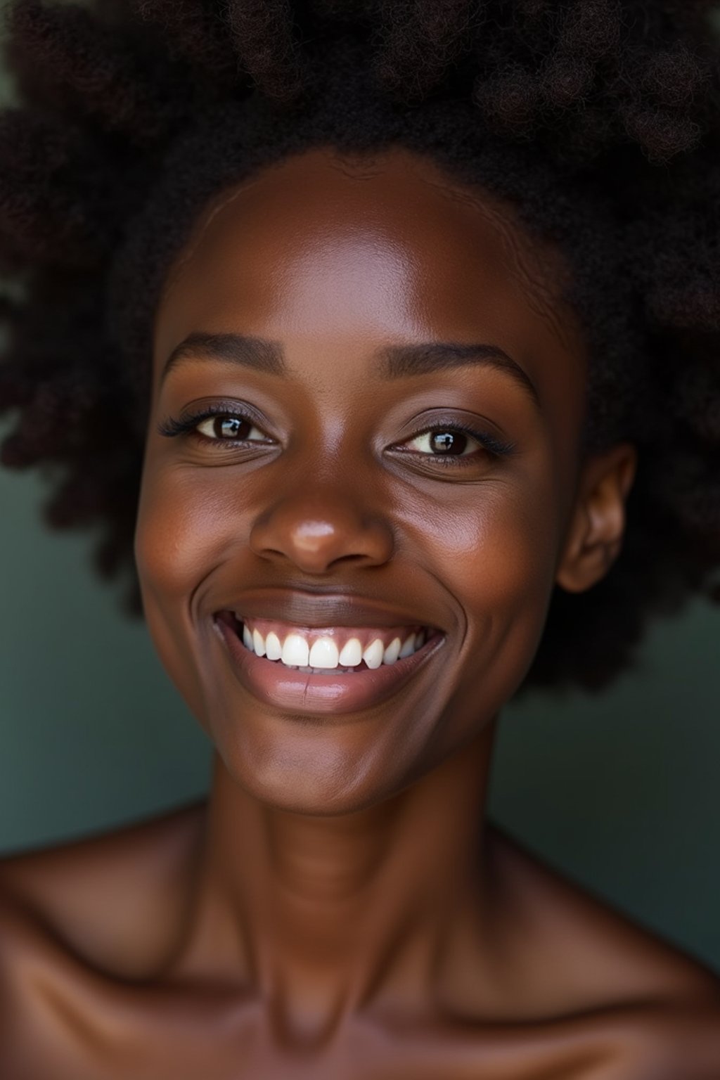 close up of woman without makeup