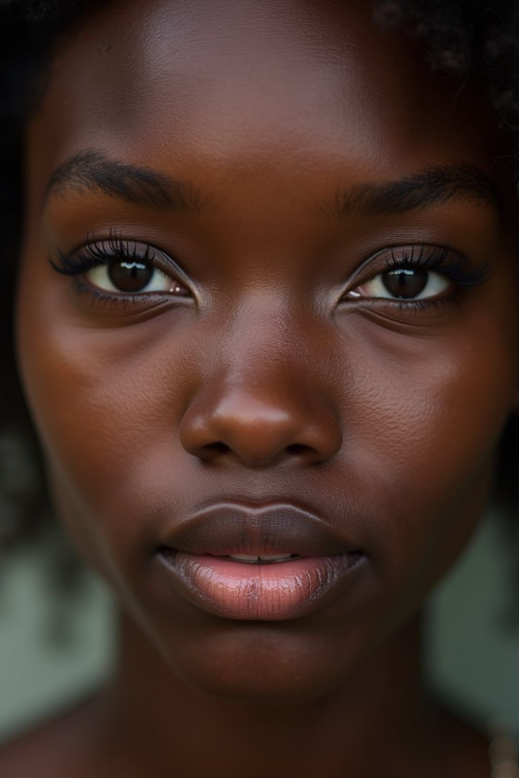 close up of woman without makeup. no makeup look.