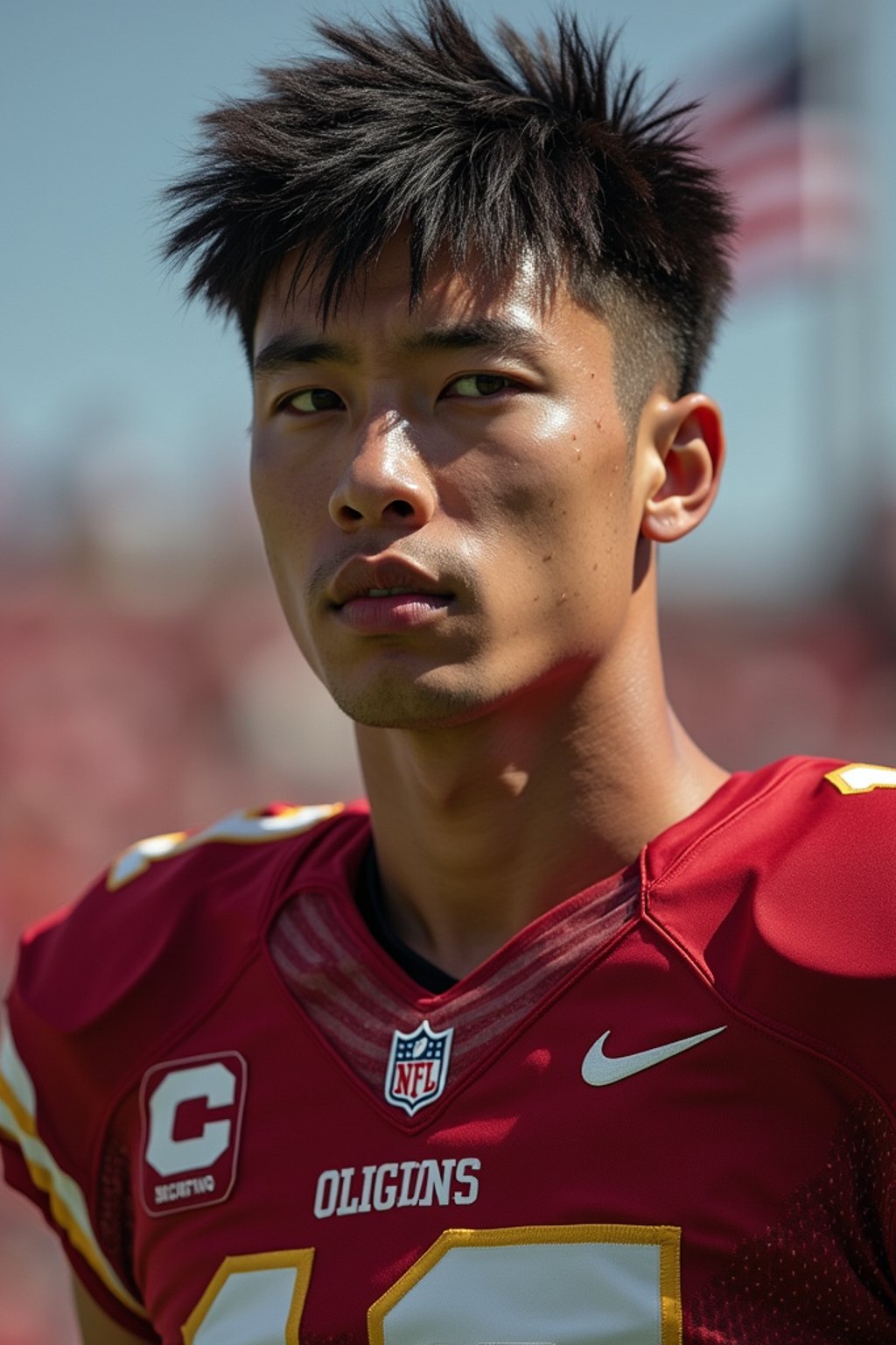 man as American Football Player in the NFL