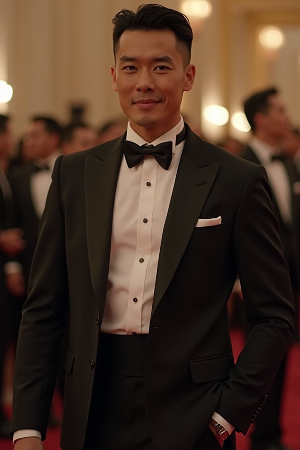 man in tuxedo  at Met Gala