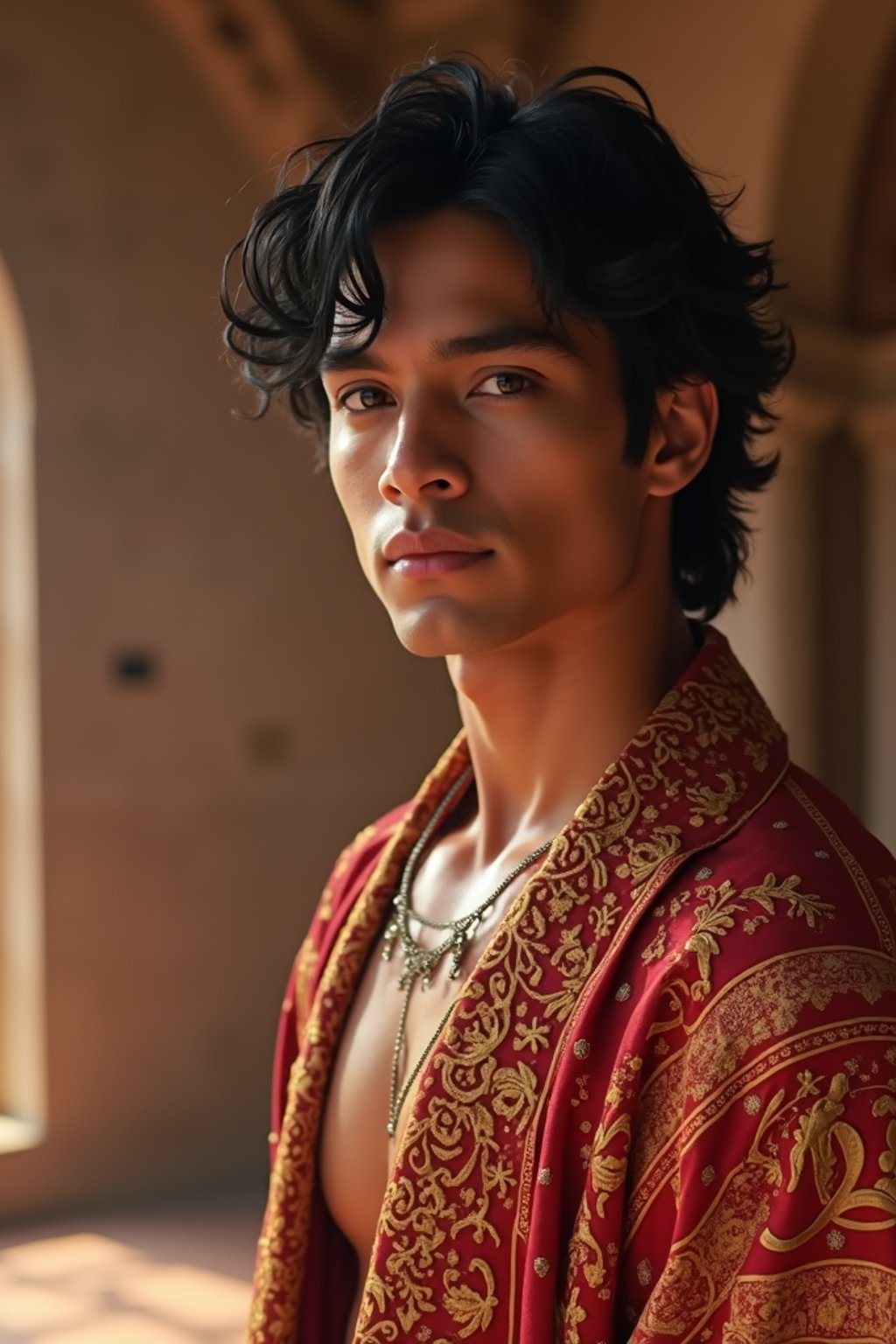 man as Aladdin prince  from Disney