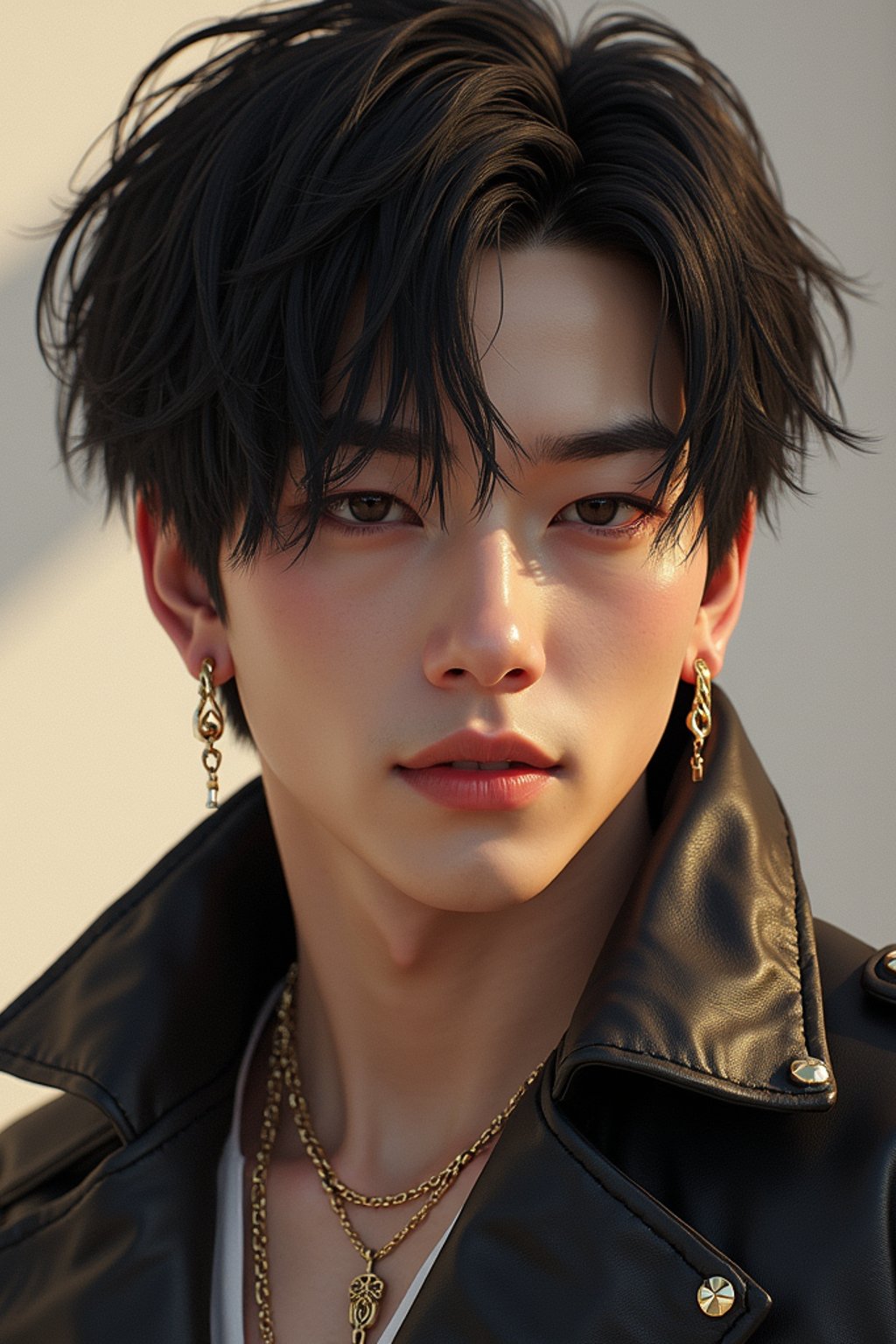 a beautiful fashion charming dreamlike man with lv jewelry, character art, art by artgerm lau and wlop and and ilya kuvshinov and john singer sargent, hyperdetailed, 8 k realistic, symmetrical, frostbite 3 engine, cryengine, dof, trending on artstation, digital art