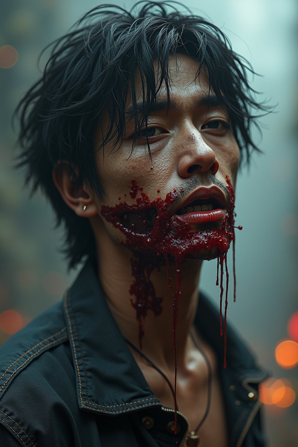 man as a zombie, 7 days to die zombie, fine art, award winning, intricate, elegant, sharp focus, cinematic lighting, digital painting, 8 k concept art, art by guweiz and z. w. gu, masterpiece, trending on artstation, 8 k