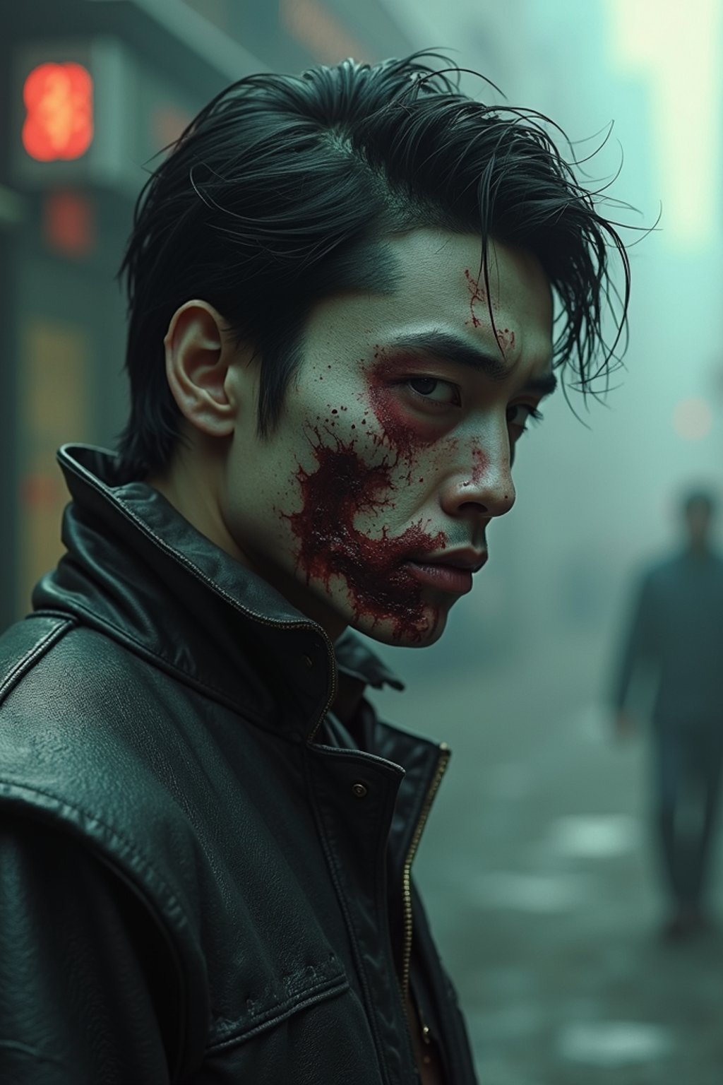 man as a zombie, 7 days to die zombie, fine art, award winning, intricate, elegant, sharp focus, cinematic lighting, digital painting, 8 k concept art, art by guweiz and z. w. gu, masterpiece, trending on artstation, 8 k