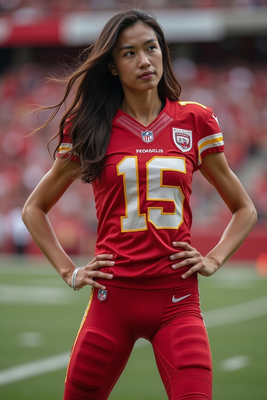 woman as American Football Player in the NFL